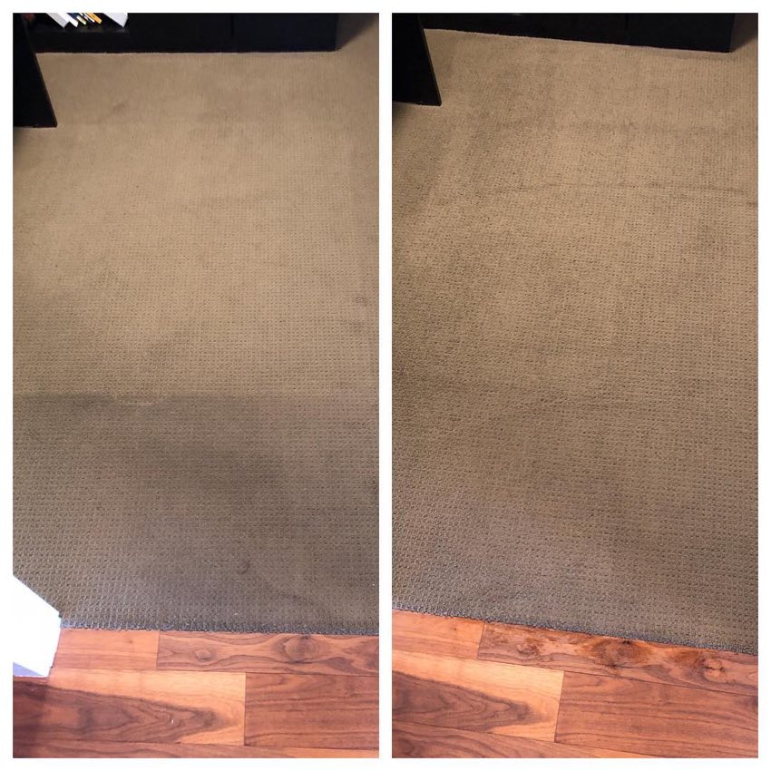 Certified carpet cleaning result — First Class Carpet Cleaning, Vancouver