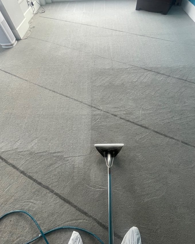 Wall-to-wall carpet deep-cleaned in a Vancouver home