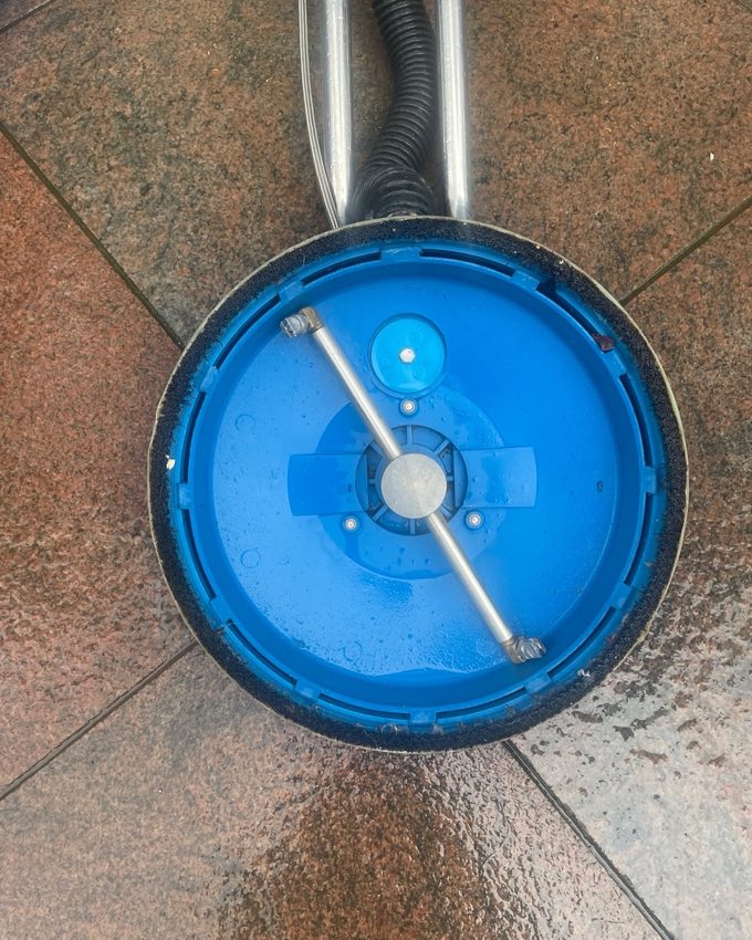 Restored tile and grout by First Class Carpet Cleaning, Vancouver