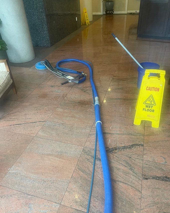 Before and after tile and grout cleaning in a Vancouver home