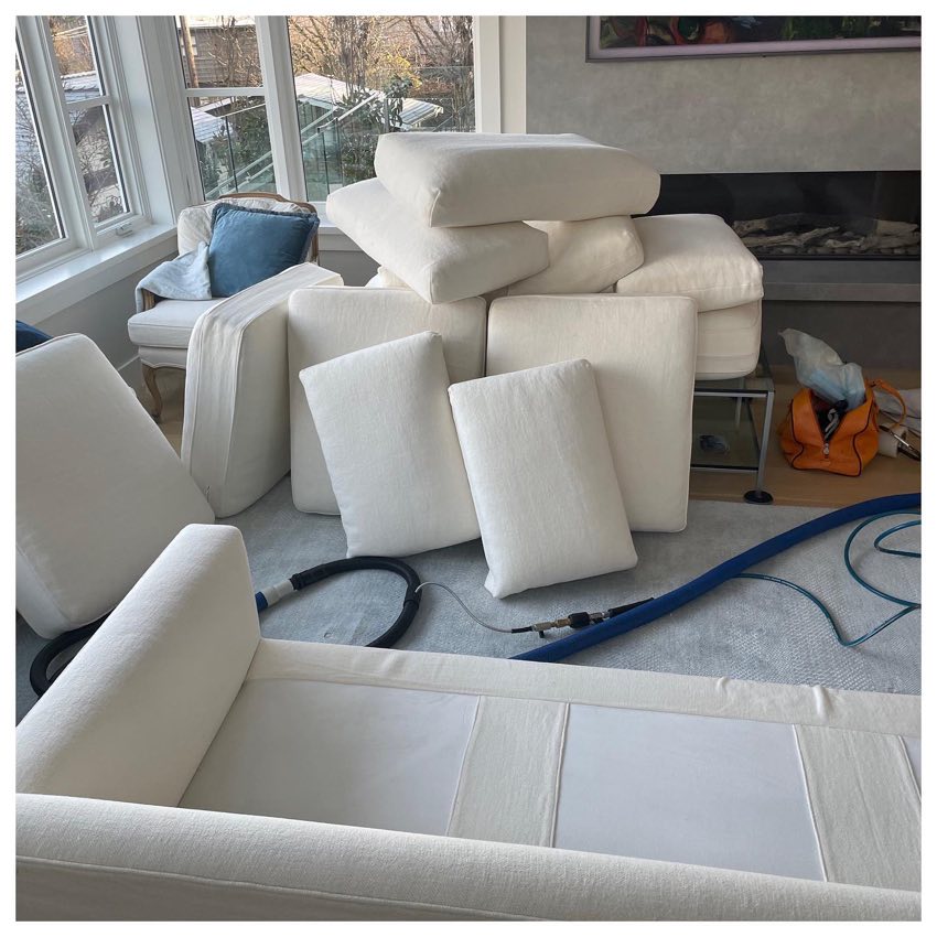 Furniture and upholstery deep clean in Metro Vancouver